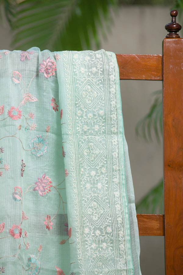 Gorgeous Green - Kota Silk Saree