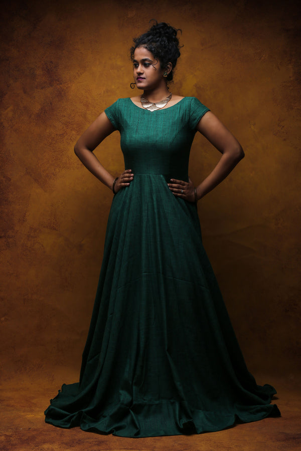 Green Long Dress / Evening gown