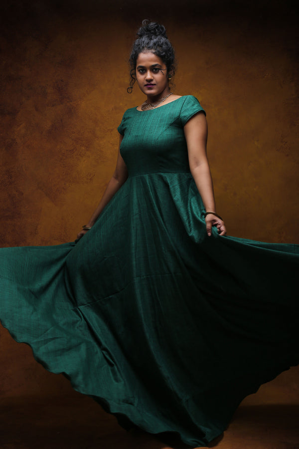 Green Long Dress / Evening gown