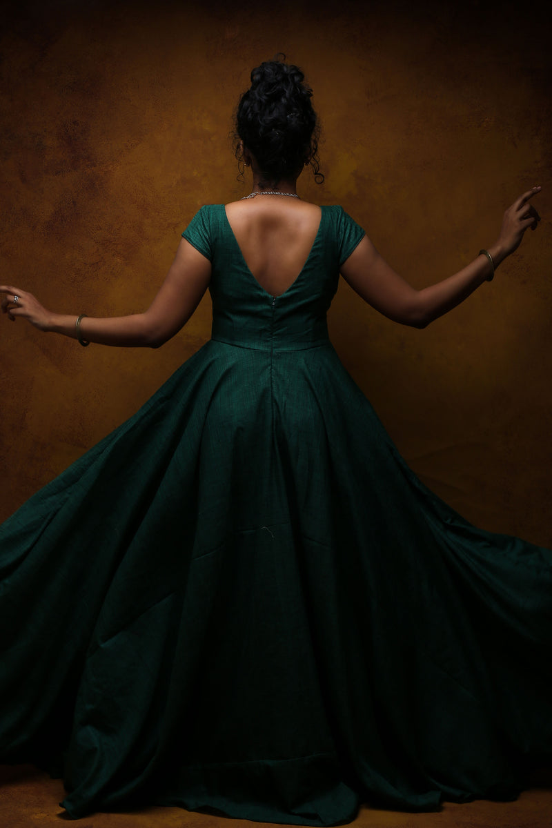 Green Long Dress / Evening gown