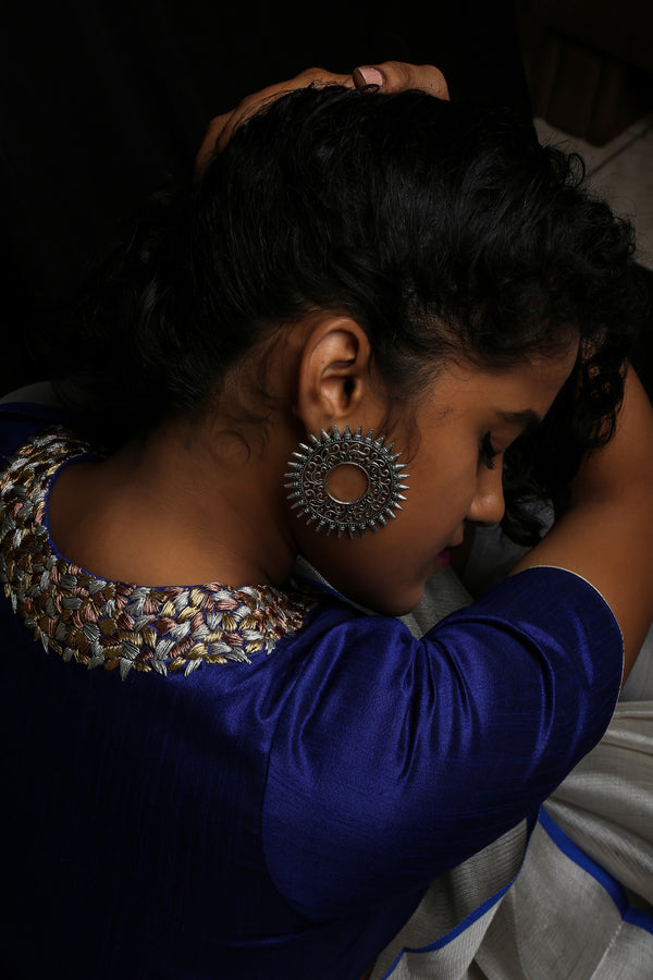 Galaxy Hand Embroidered Blouse