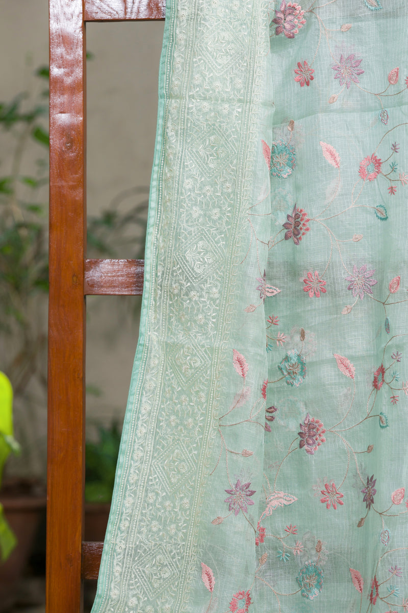 Gorgeous Green - Kota Silk Saree