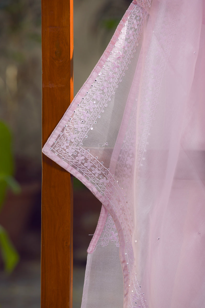 Lovender Organza Silk Saree