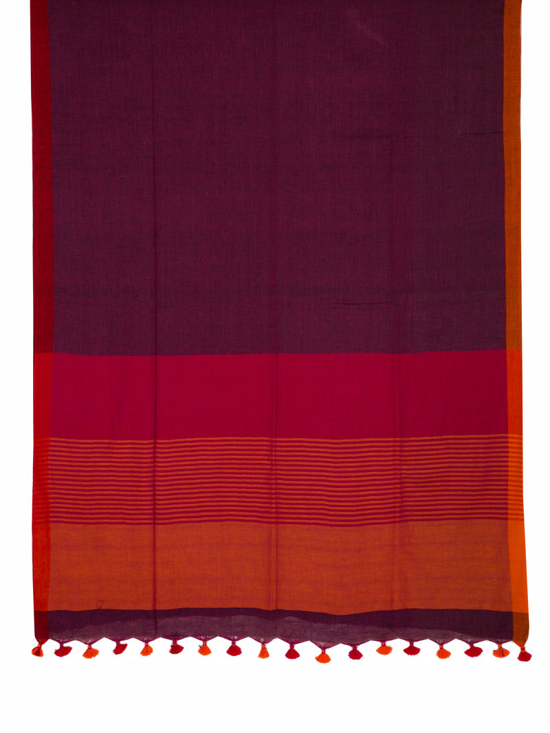 Alber - Handwoven Linen Cotton Saree
