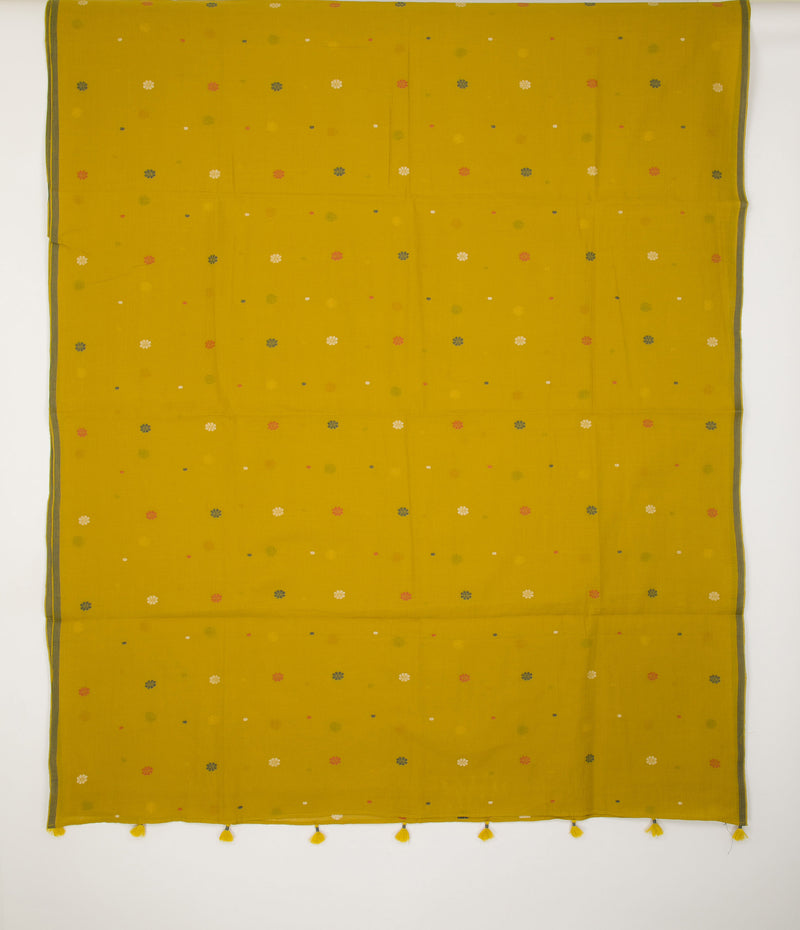Haldi - Khadi Jamdani Saree