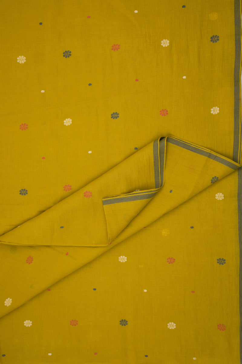 Haldi - Khadi Jamdani Saree