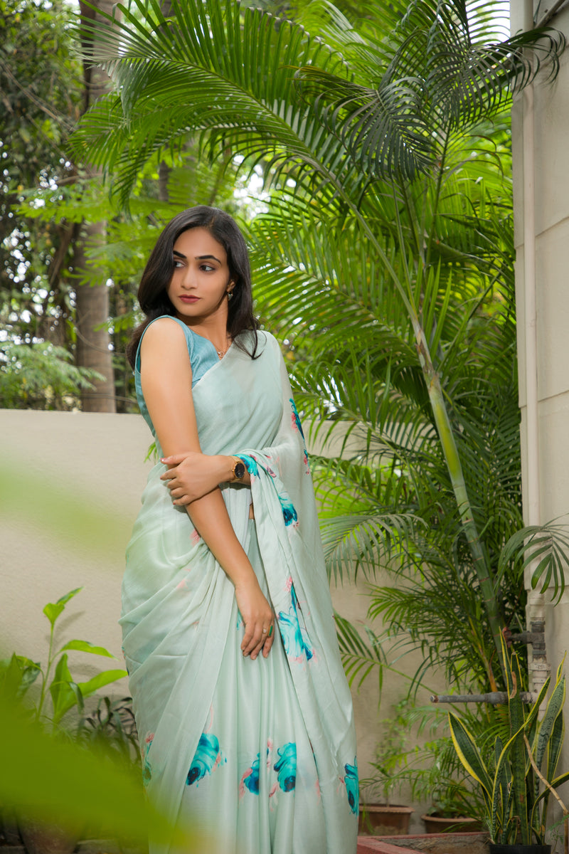 So Good - Pure Silk Chiffon Saree