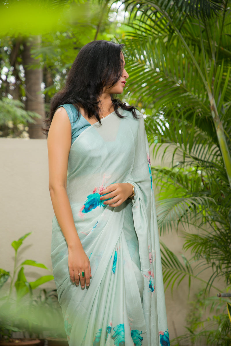 So Good - Pure Silk Chiffon Saree