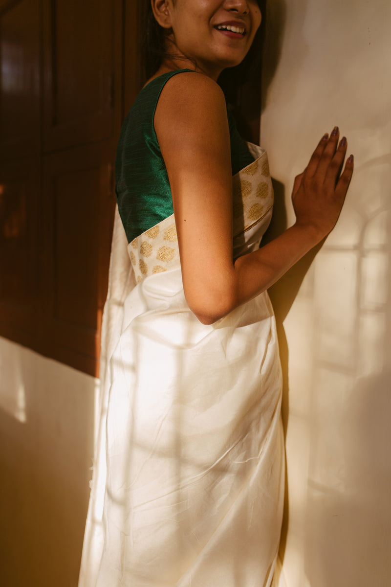 Golden Hour - Chanderi Silk Designer Saree