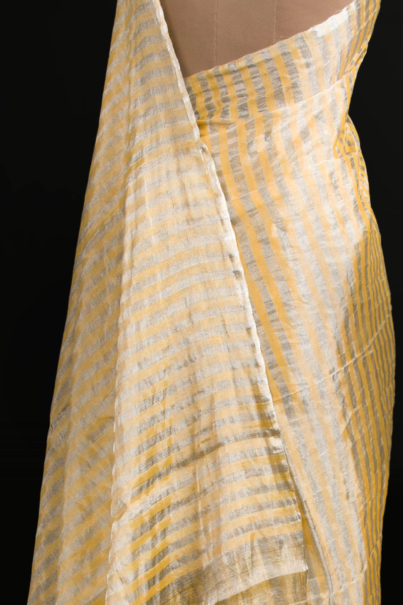 Yellow Tissue Saree